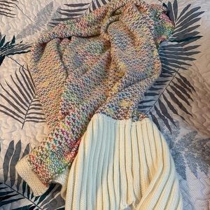 Mermaid blanket crocheted